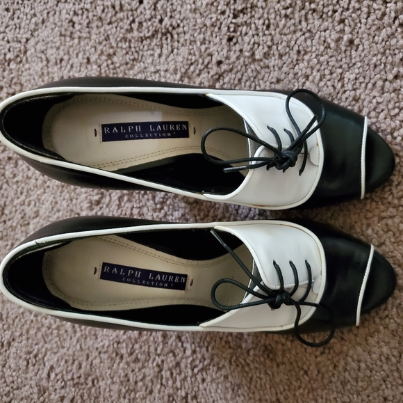 Ralph Lauren Purple Label Katia Peep Toe - Picture 2 of 3